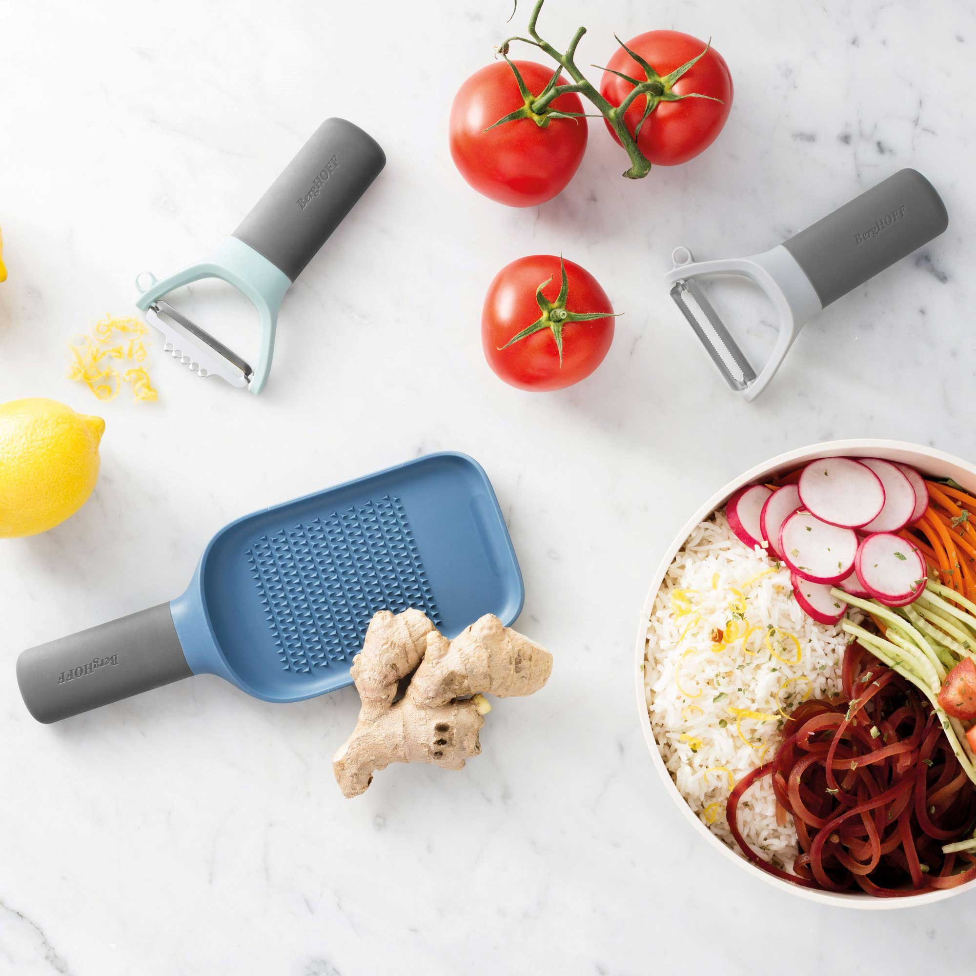 BergHoff LEO skræller og rivejernssæt BergHoff LEO skræller og rivejernssæt